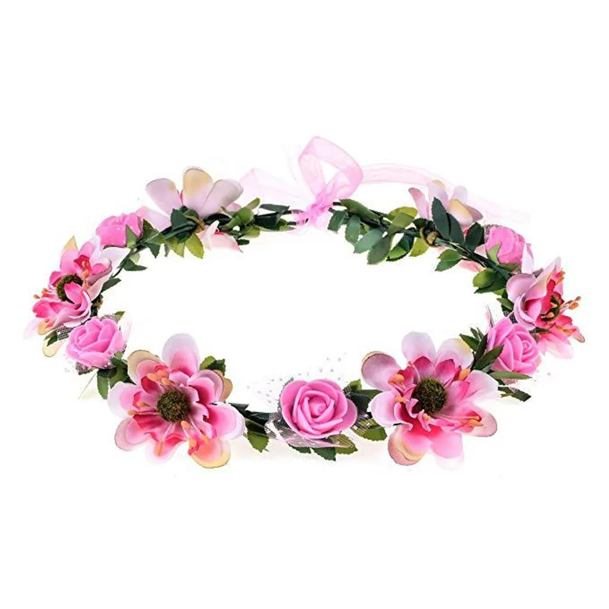 Women'S Simple Style Flower Cloth Wreath