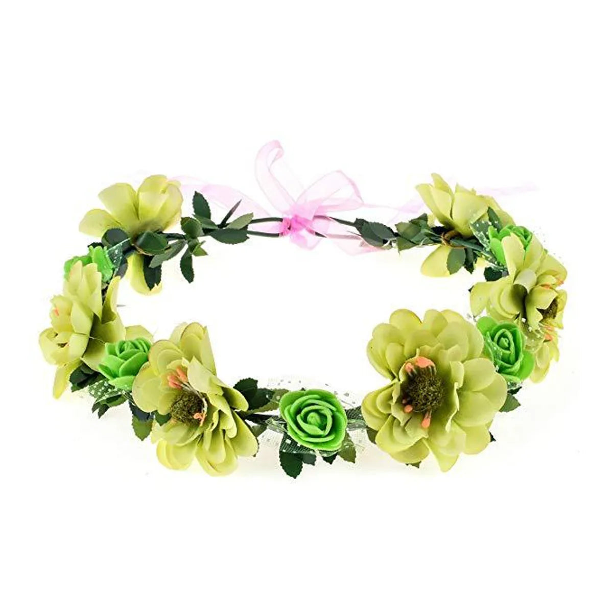 Women'S Simple Style Flower Cloth Wreath