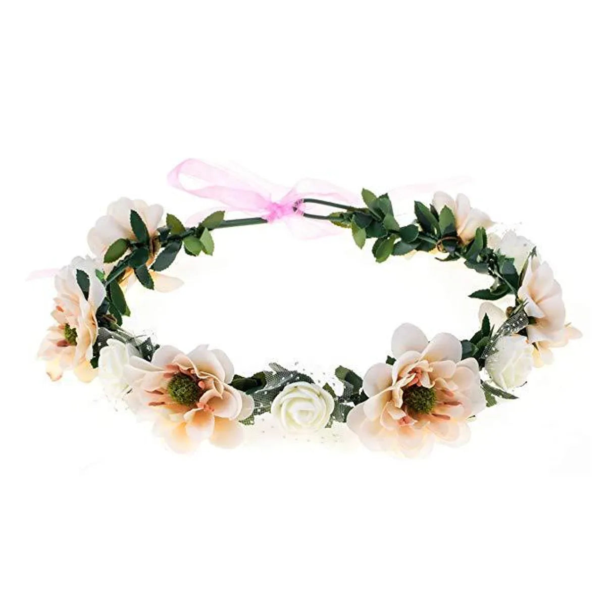 Women'S Simple Style Flower Cloth Wreath