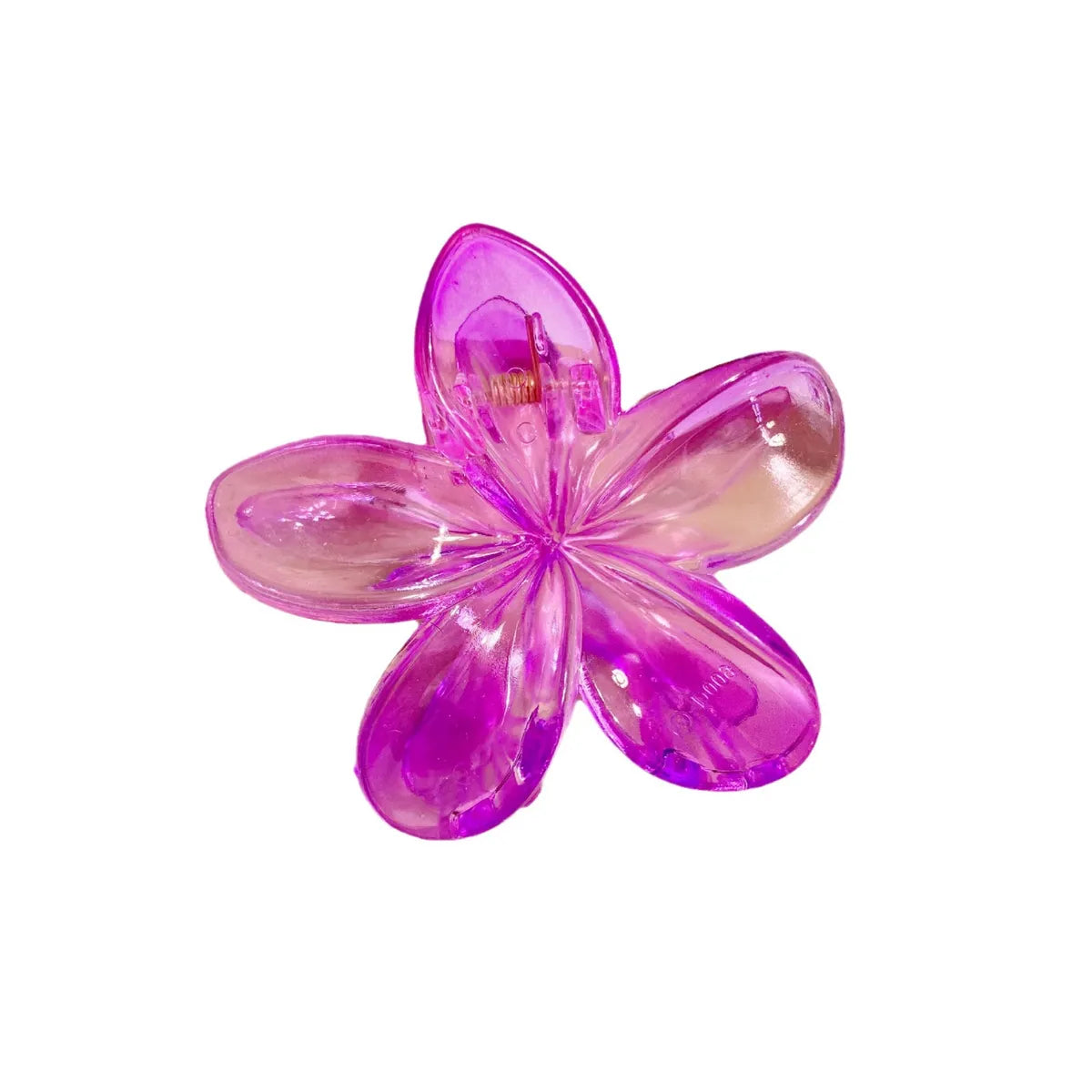 Women'S Simple Style Flower Plastic Hair Claws