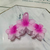 Women'S Simple Style Flower Plastic Stoving Varnish Hair Claws