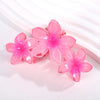 Women'S Simple Style Flower Plastic Stoving Varnish Hair Claws