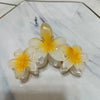 Women'S Simple Style Flower Plastic Stoving Varnish Hair Claws