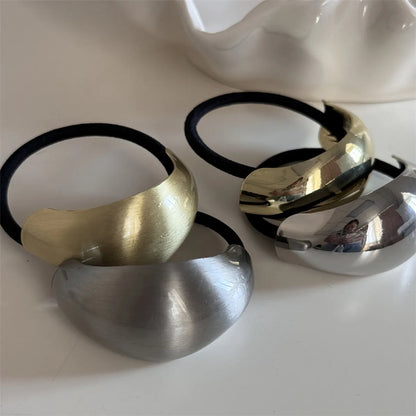 Women'S Simple Style Geometric Alloy Cloth Hair Tie