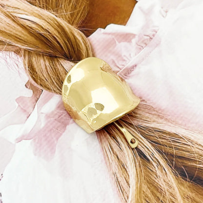 Women'S Simple Style Geometric Alloy Plating Hair Buckle