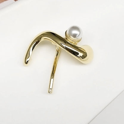 Women'S Simple Style Geometric Alloy Plating Hair Clip