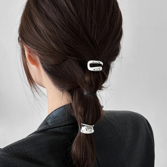 Women'S Simple Style Geometric Alloy Plating Hair Clip