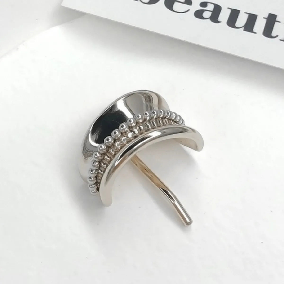 Women'S Simple Style Geometric Alloy Plating Hair Clip