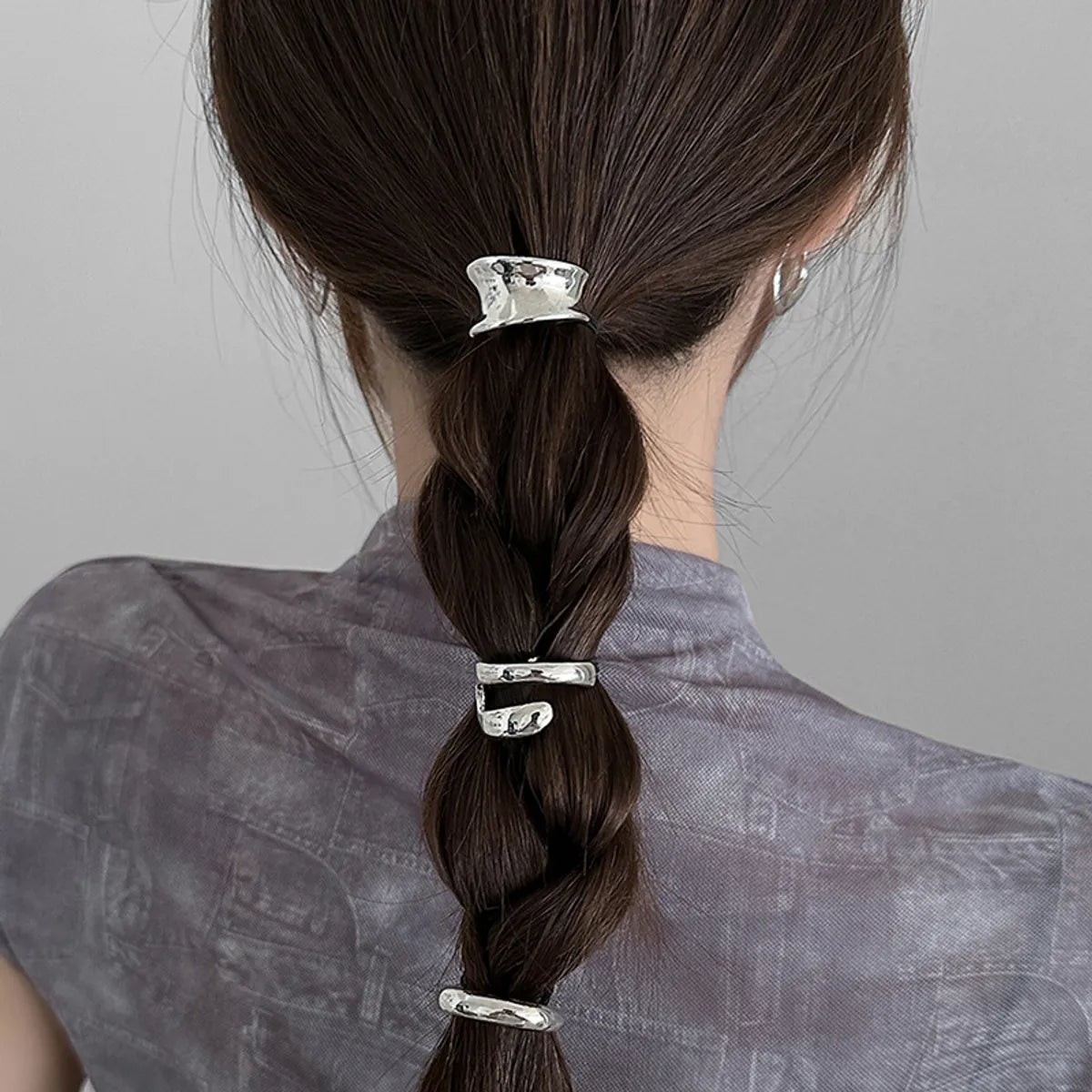 Women'S Simple Style Geometric Alloy Plating Hair Clip