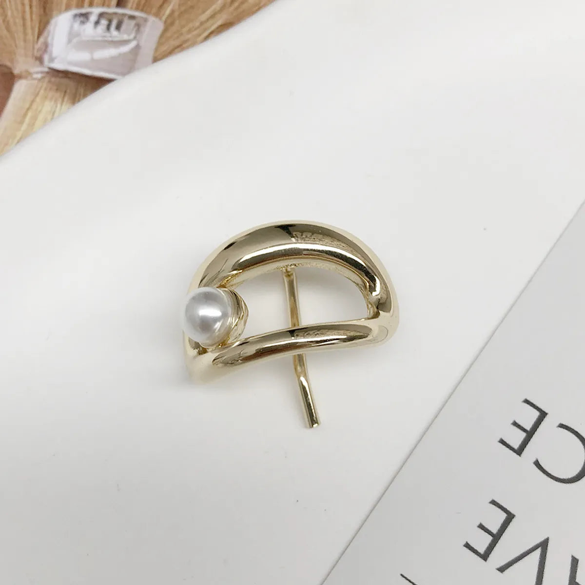 Women'S Simple Style Geometric Alloy Plating Hair Clip