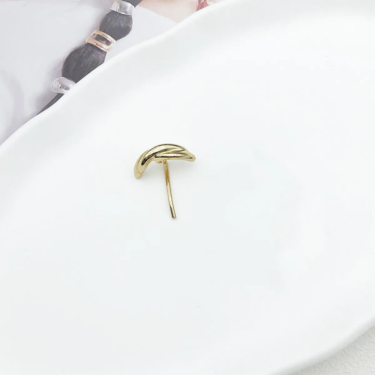 Women'S Simple Style Geometric Alloy Plating Hair Clip