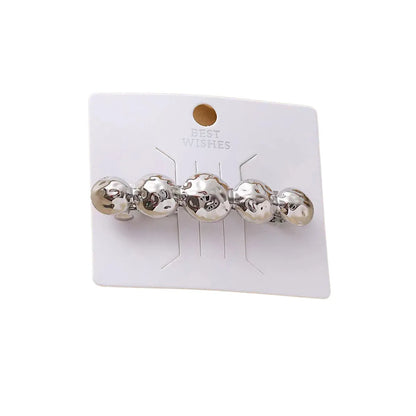 Women'S Simple Style Geometric Alloy Plating Hair Clip