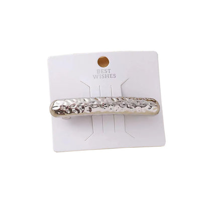 Women'S Simple Style Geometric Alloy Plating Hair Clip