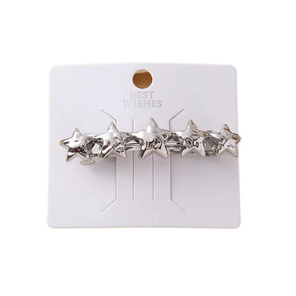 Women'S Simple Style Geometric Alloy Plating Hair Clip