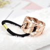 Women'S Simple Style Geometric Alloy Plating Hair Tie