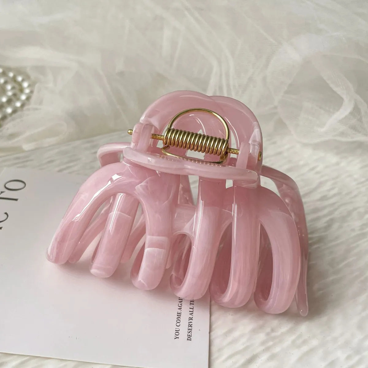 Women'S Simple Style Geometric Arylic Hair Claws