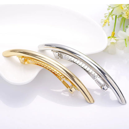 Women'S Simple Style Geometric Brass Plating Hair Clip