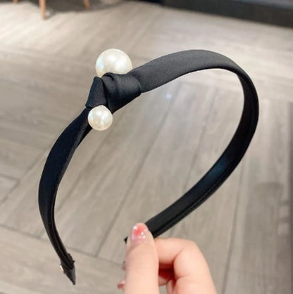 Women'S Simple Style Geometric Solid Color Cloth Hair Band