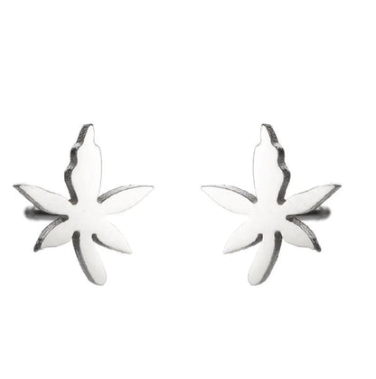 Women'S Simple Style Geometric Stainless Steel No Inlaid Ear Studs Stainless Steel Earrings