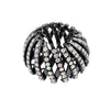 Women'S Simple Style Korean Style Geometric Plastic Flocking Inlay Rhinestones Hair Claws