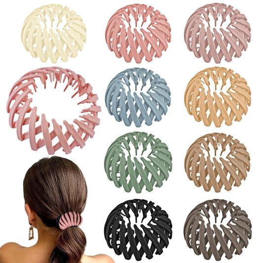 Women'S Simple Style Korean Style Geometric Plastic Flocking Inlay Rhinestones Hair Claws