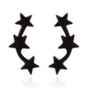 Simple Style Korean Style Star 304 Stainless Steel No Inlaid 18K Gold Plated Ear Studs