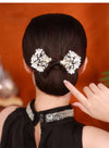 Women'S Simple Style Peacock Feather Flower Alloy Plating Inlay Rhinestones Hair Band