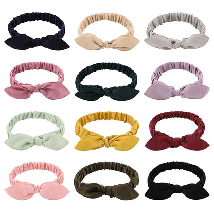 Women'S Simple Style Plaid Bow Knot Cloth Hair Band