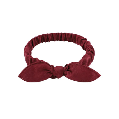 Women'S Simple Style Plaid Bow Knot Cloth Hair Band