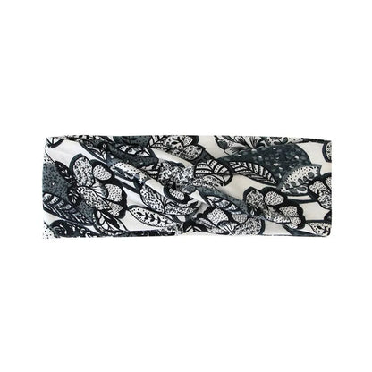 Women'S Simple Style Plaid Cloth Cotton Printing Hair Band