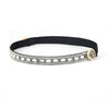 Women'S Simple Style Plaid Waves Glass Diamond Hair Band