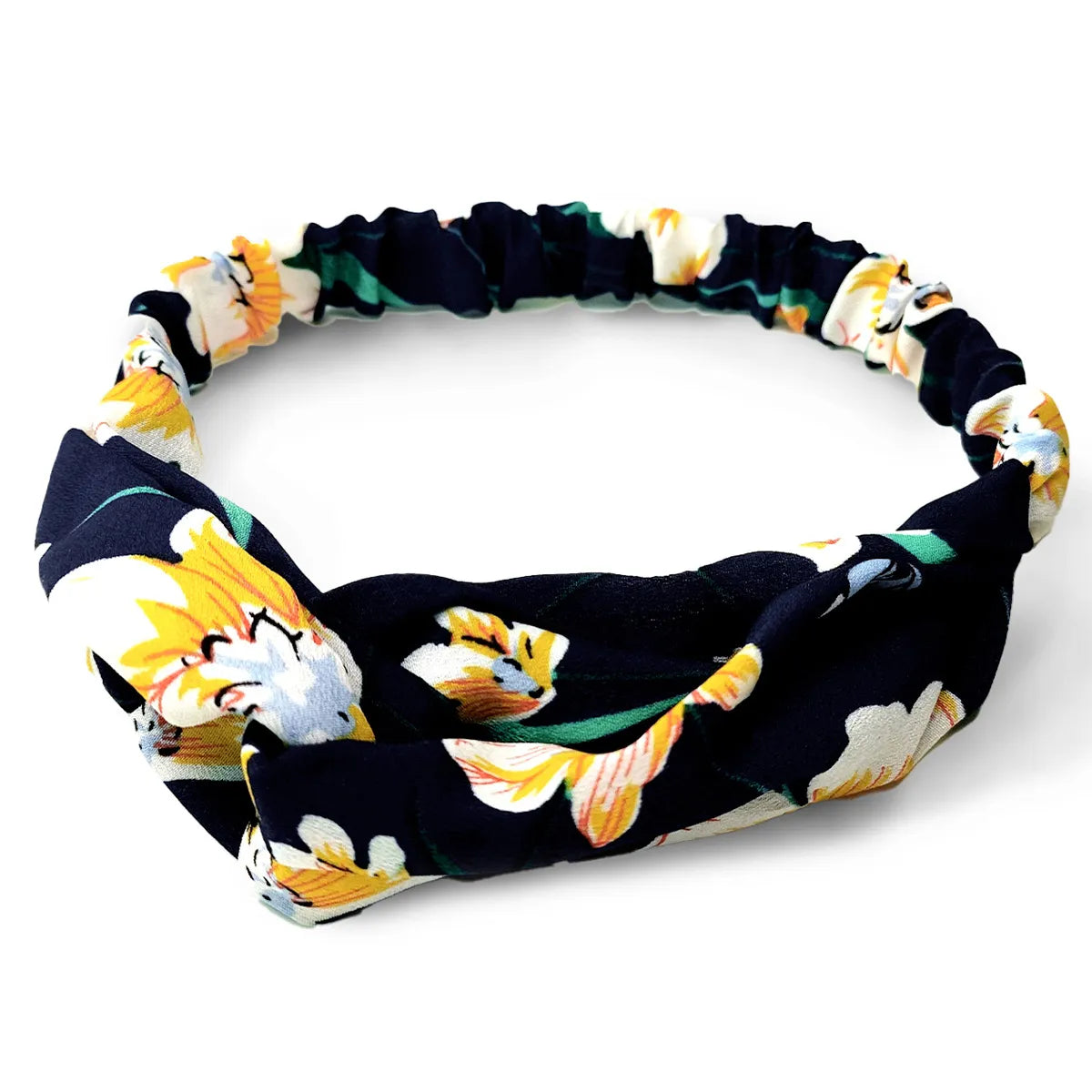 Women'S Simple Style Printing Cloth Printing Hair Band