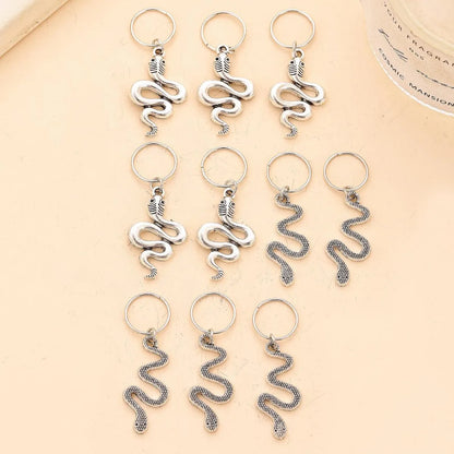 Women'S Simple Style Snake Alloy Plating Hair Buckle