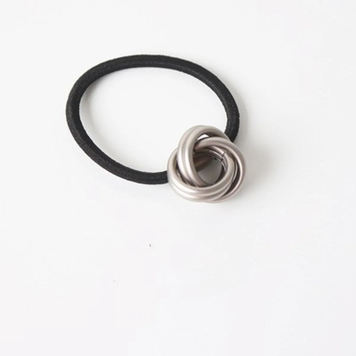 Women'S Simple Style Solid Color Alloy Hair Tie