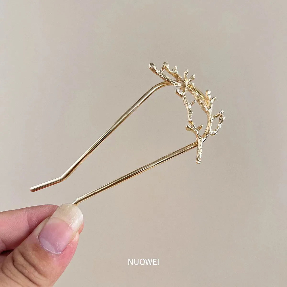 Women'S Simple Style Solid Color Alloy Inlay Pearl Hairpin