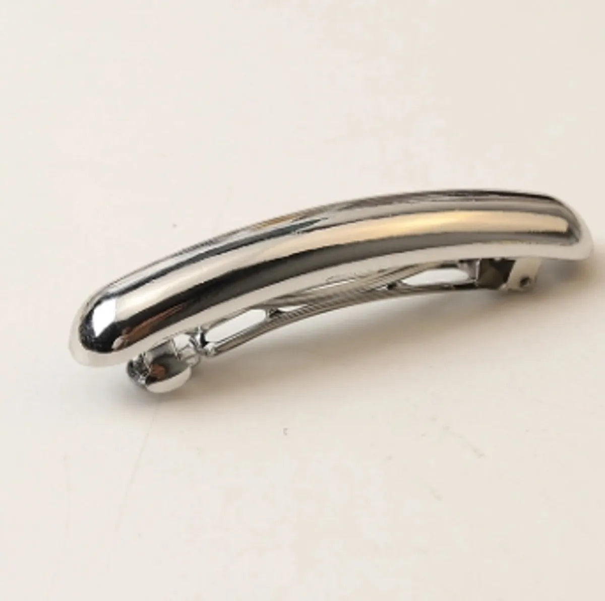 Women'S Simple Style Solid Color Alloy Plating Hair Clip