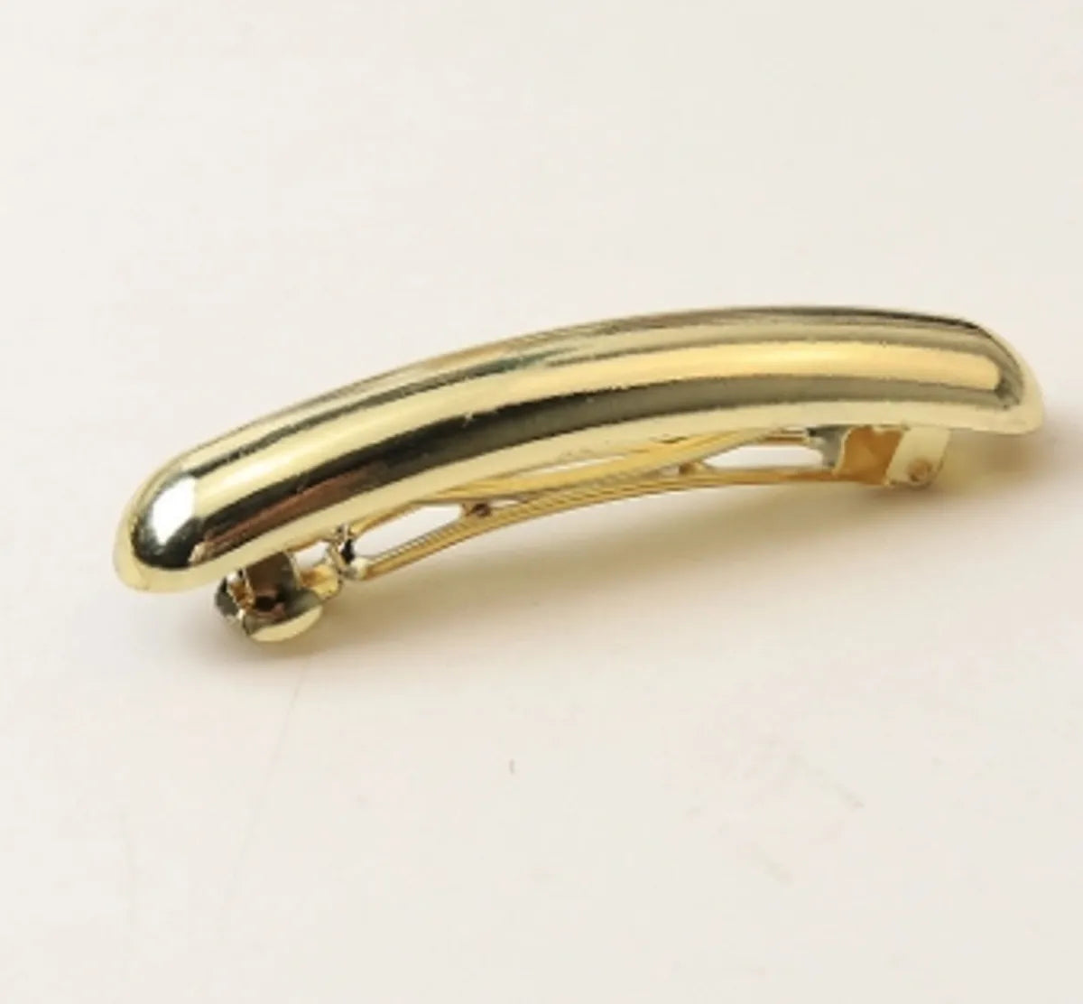 Women'S Simple Style Solid Color Alloy Plating Hair Clip