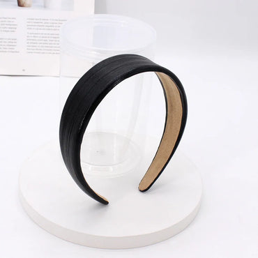 Women'S Simple Style Solid Color Cloth Hair Band