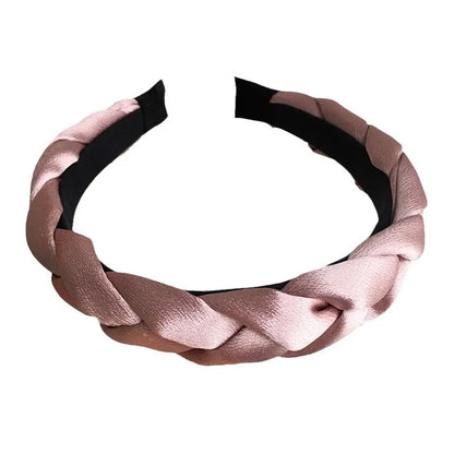 Women'S Simple Style Solid Color Cloth Hair Band