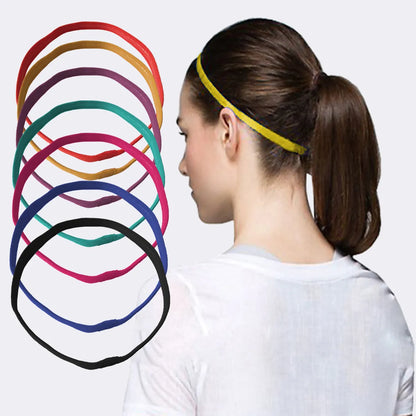 Women'S Simple Style Solid Color Elastic Band Hair Band