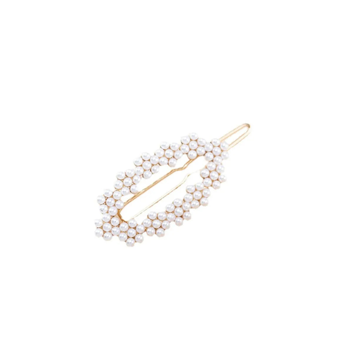 Women'S Simple Style Solid Color Metal Plating Hair Clip