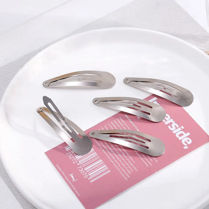 Women'S Simple Style Solid Color Metal Plating Hair Clip