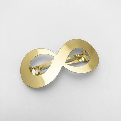 Women'S Simple Style Solid Color Metal Plating Hair Clip