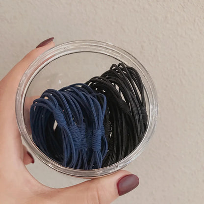 Women'S Simple Style Solid Color Nylon Hair Tie