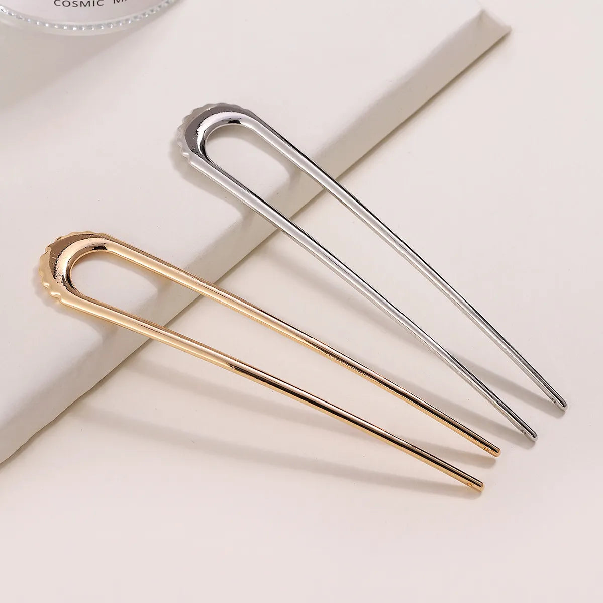 Women'S Simple Style U Shape Alloy Plating Hairpin