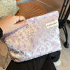 Women'S Small All Seasons Canvas Flower Elegant Square Zipper Cosmetic Bag