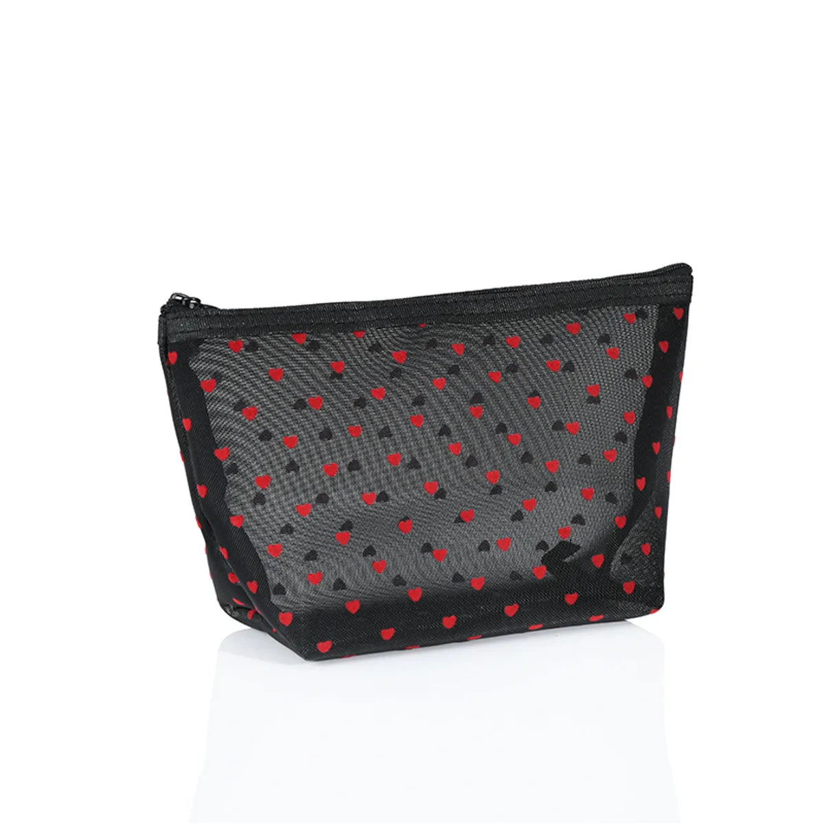 Women'S Small All Seasons Nylon Heart Shape Fashion Square Zipper Cosmetic Bag