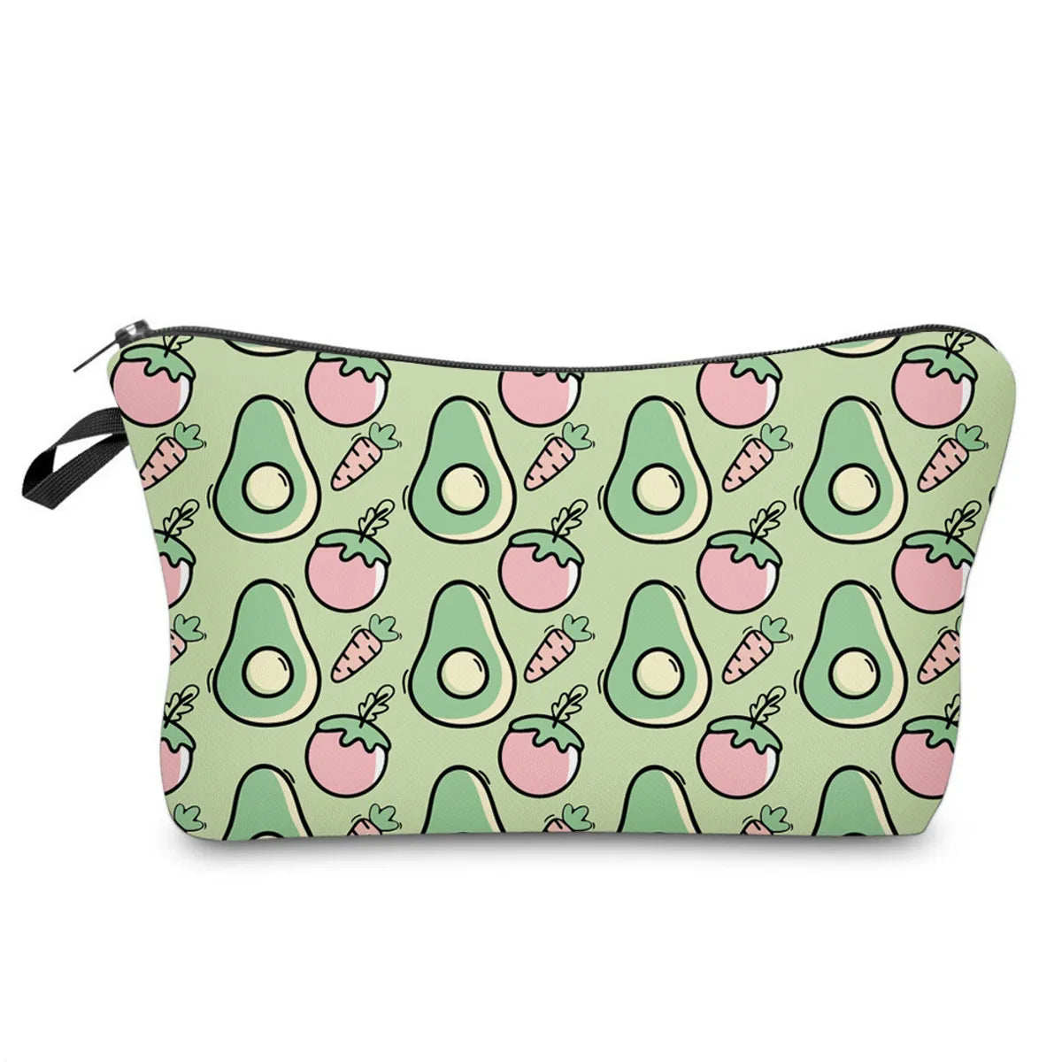 Women'S Small All Seasons Polyester Fruit Basic Square Zipper Cosmetic Bag