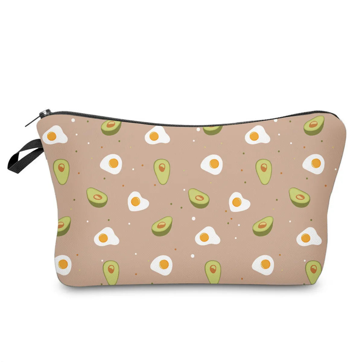 Women'S Small All Seasons Polyester Fruit Basic Square Zipper Cosmetic Bag