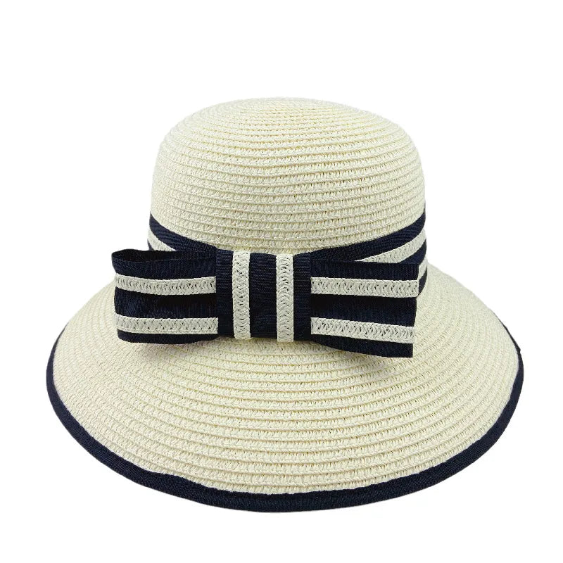 Women'S Spring And Summer Fashion Beach Foldable Casual Face-Covering Grass Hat